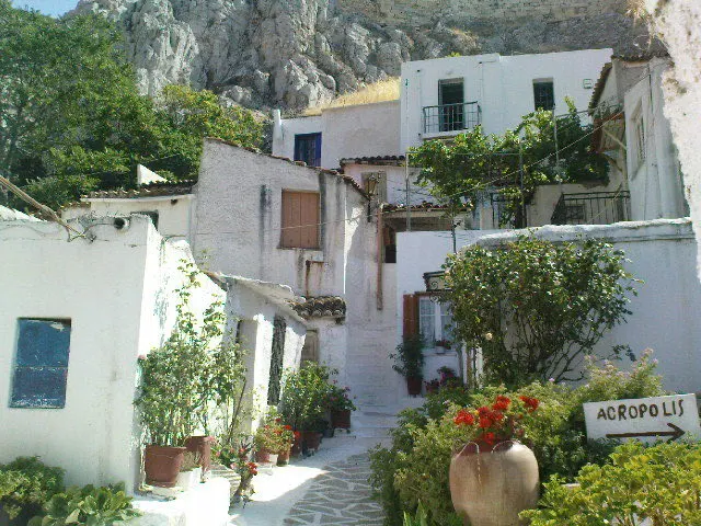 Anafiotika — winter Greece