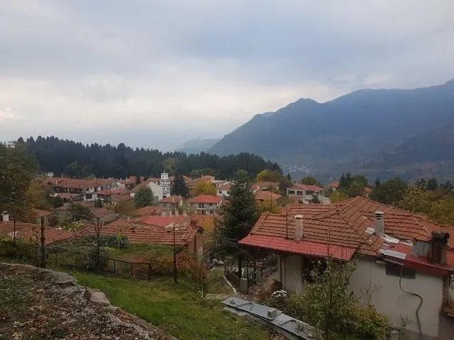 Elati trikalon view 1 — winter Greece
