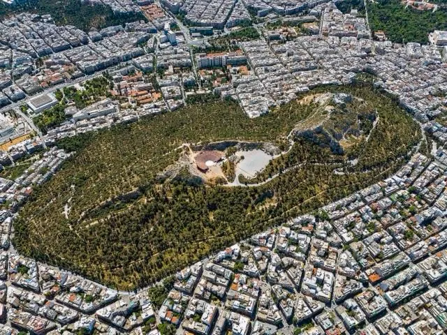 Mount lycabettus — winter Greece