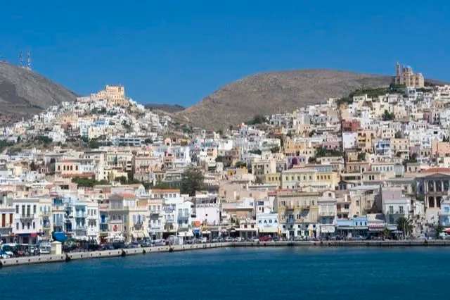 Syros ano syros u ermoupolis140707 — winter Greece