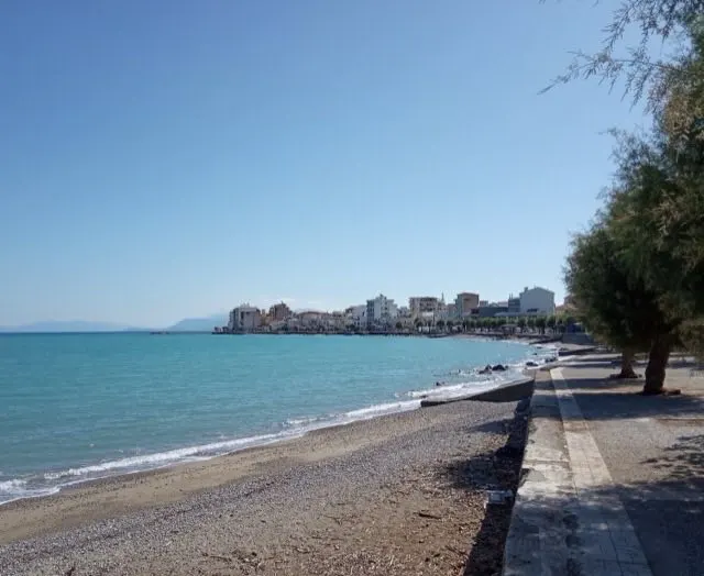 Xylokastro beach oct — winter Greece
